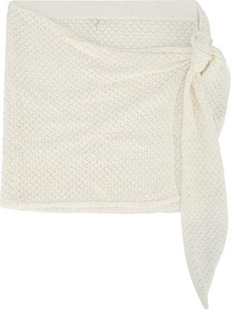 The Garment Tanzania Wrap Skirt - Dames - Korte rokken - Beige - 2XS - Katoen - Rokken