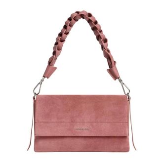 Coccinelle Tassen, Dames, Roze, ONE Size, Katoen, Boheme Schoudertas