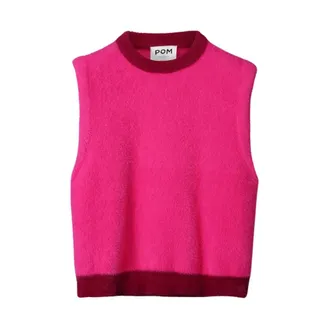 Pom Amsterdam Truien & Vesten, Dames, Roze, S, Shelly Spencer