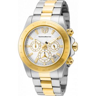 Technomarine Manta Ray Chronograph Quartz Silver Dial Mens Watch TM-219002