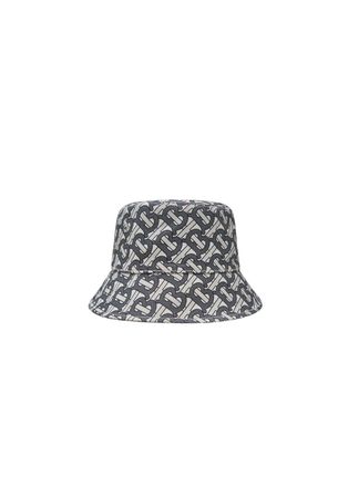 Burberry Grey TB Monogram Bucket Hat Size S