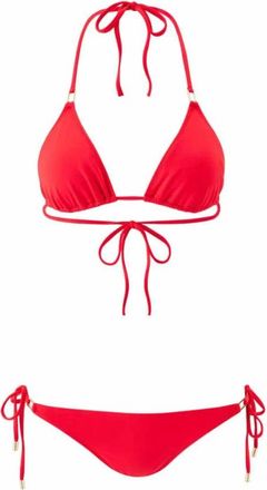 Melissa Odabash Badmode, Dames, Rood, M, Cancun Bikini Set