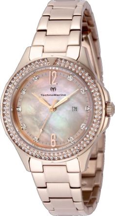 Technomarine Luna Quartz Crystal Ladies Watch TM-826009