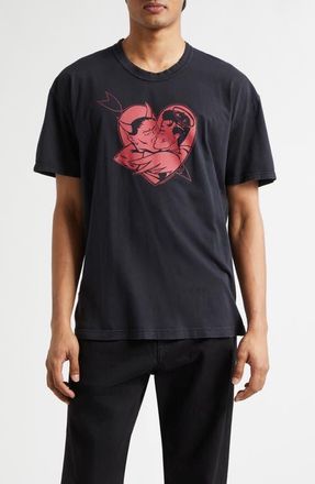 Our Legacy Loose Love Story Graphic T-Shirt in Love Story Print at Nordstrom, Size 38 Us