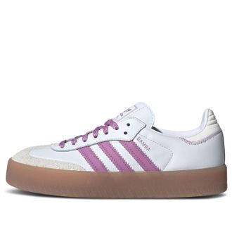 adidas (WMNS) adidas Sambae White Preloved Purple IE9106
