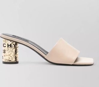 Givenchy tape heeled leather mules