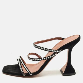 Amina Muaddi Naima Crystal Embellished