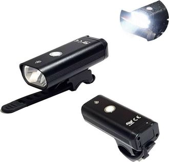 Trade Shop Trade Shop - Luce Anteriore Led Cob Ricaricabile Usb Bici Ciclo Bicicletta Bianco Te-b0084