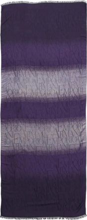 Emporio Armani Stola - Dames - Sjaals - Paars - ONE Size - Polyester - Accessoires