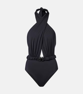 Johanna Ortiz Costume intero allacciato al collo