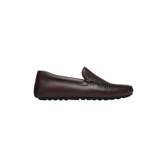 HUGO BOSS Hugo, Loafers, male, Brown, Size: 10 US Mocassini Intrecciati