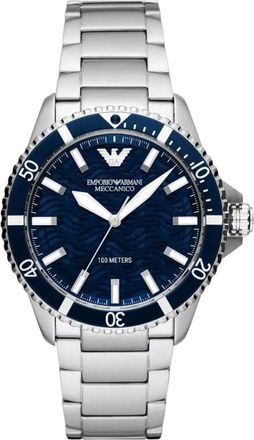 Emporio Armani Sea Explorer Automatisch Horloge - Heren - Horloges - Grijs - ONE Size - Accessoires