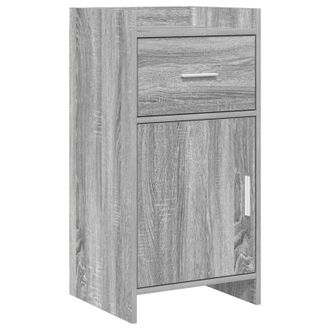 vidaXL Aparador Sonoma Gris 40 X 36 X 80 Cm Madera De Ingenier&iacute;a Vidaxl