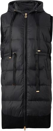 Twinset Gewatteerd Mouwloos Jack - Dames - Bodywarmers - Zwart - L - Polyester - Jassen