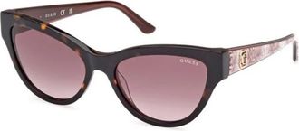 Guess Cat-Eye Zonnebril - Dames - Zonnebrillen - Bruin - 56 MM - Accessoires
