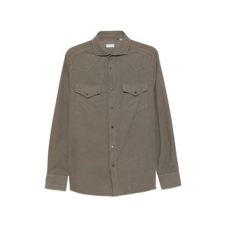 Brunello Cucinelli Corduroy Western-style Shirt