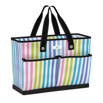 Scout Womens Ben Pocket Tote Bag In Havana Cabana Stripe