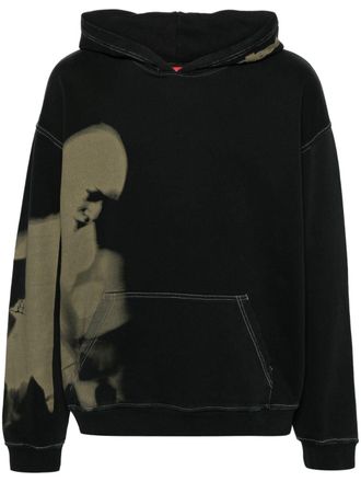 Diesel S-Boxt-Hood-N4 hoodie - men - Cotton - L - Black