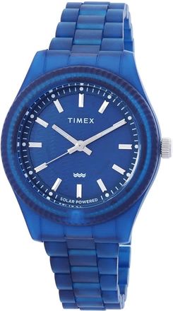 Timex Legacy Ocean Solar Powered Blue Dial Mens Watch TW2W56200