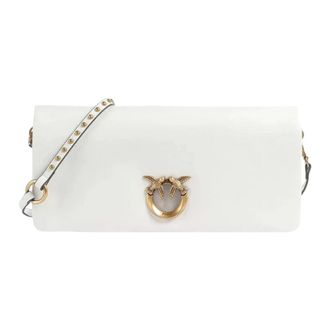 Pinko Click Soft Horizontal Classic - female - PINKO - Cross Body Bags - White - ONE SIZE - Bags