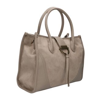 Hispanitas Dames Schoudertassen Bi265022 - Dames - Tassen - Beige - Maat: ONE Size Su&egrave;de