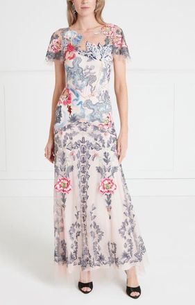 Temperley London Bilbao Gown in Rosewater at Nordstrom, Size 10