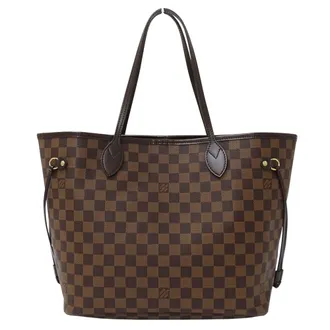 Louis Vuitton Brown Damier Canvas Damier Canvas Handbag Pouch Tote Bag (Pre-Owned)