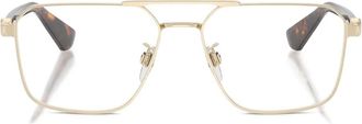 Burberry Sunglasses metal-frame glasses - Gold
