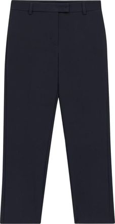Bugatti Broeken, Dames, Blauw, M, Polyester, Slim-fit Broeken