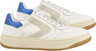 Valsport Witte Leren Su&egrave;de Sneakers - Heren - Sneakers - Veelkleurig - 43 EU - Su&egrave;de - Schoenen