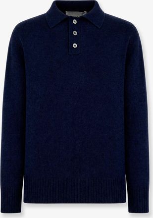 Amaranto Maglia Polo in lana e cashmere - AMARANTO - gender_Man