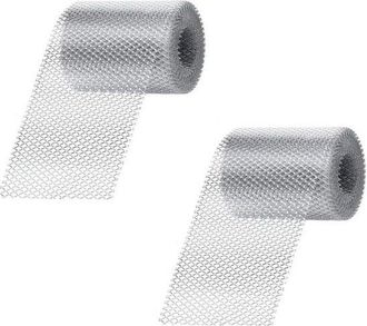 OEM Protector De Canalones, 2 Piezas, Aluminio, Protecci&oacute;n Para Canalones, Recolector De Hojas, F&aacute;cil De Instalar, 6 Metros De Largo, Plateado