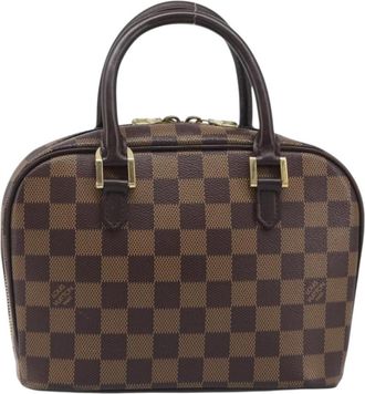Louis Vuitton Sarria Damier Brown Canvas Handbag (Pre-Owned)