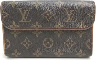 Louis Vuitton Tweedehands Canvas Louis Vuitton tassen - Dames - Vintage Heuptassen - Bruin - ONE Size - Vintage