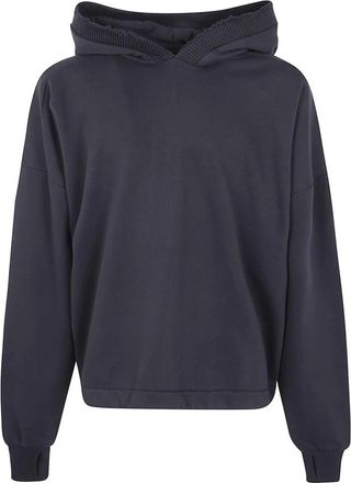 Thom Krom Hoodies & sweatvesten, Heren, Blauw, M, Katoen, Oversized Hoodie