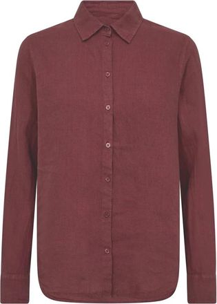 Mos Mosh Shirts - Dames - Overhemden - Rood - XS - Overhemden