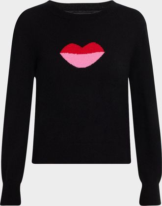 Le Superbe Hot Lips Crewneck Sweater