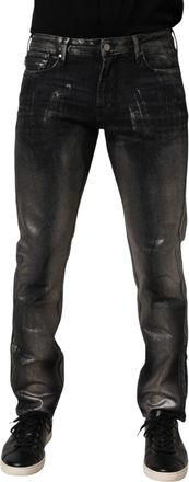 Emporio Armani Washed Slim Fit Men blue Trouser Mens Jeans (Pre-Owned)