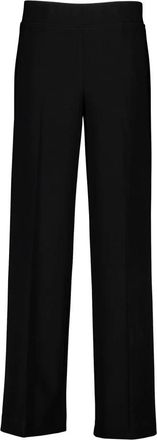 Joseph Ribkoff Classic Wide Leg Pant - Dames - Wijde Broeken - Zwart - L - Polyester - Broeken