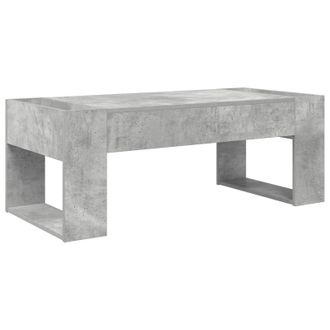 vidaXL Mesa De Caf&eacute; Gris Concreto 110 X 50 X 41 Cm Vidaxl