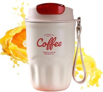 OEM Termo Inteligente Para Caf&eacute;, Tazas, Revestimiento De Acero Inoxidable, 360 Ml Para Viajes En Coche, Caf&eacute; Caliente O Bebidas Fr&iacute;as