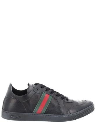 Gucci Stretch-Sneaker mit Ledereffekt