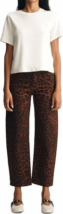 Mavi Nica Barrel Jeans In Brown Cita Denim