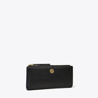 Tory Burch Womens Robinson Zip Slim Wallet, One Size