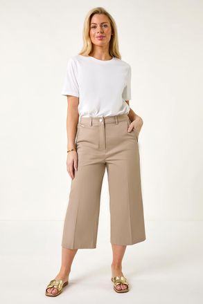 Roman Cotton Culotte Trousers