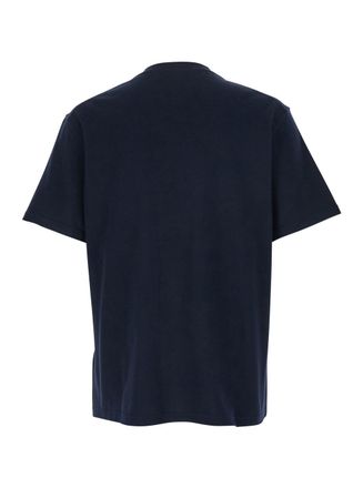Jil Sander Logo-Embroidered Cotton T-Shirt - Navy