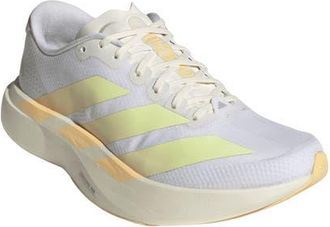 adidas Adizero Evo SL Running Shoe in White/tangerine/off White at Nordstrom, Size 10.5