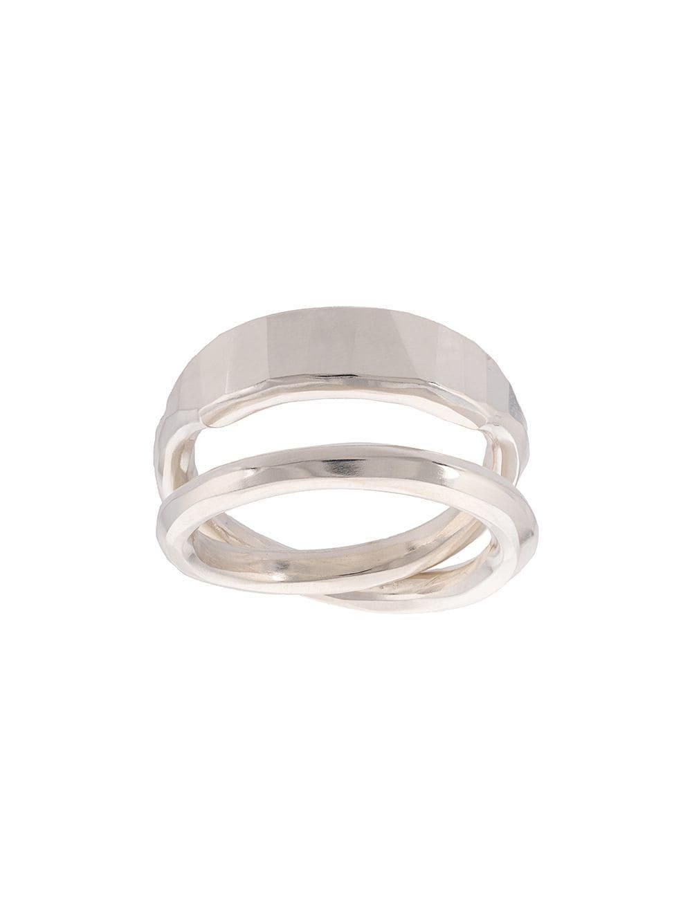 Werkstatt München star-detail ring - unisex - Sterling