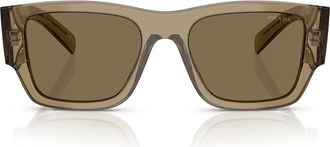Prada Sunglasses Pr10 Zs 22 H90 F Bark/Light Brown Unisex