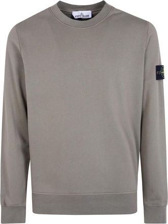 Stone Island Ronde Hals Sweatshirt - Heren - Sweatshirts - Groen - XL - Katoen - Hoodies & sweatvesten